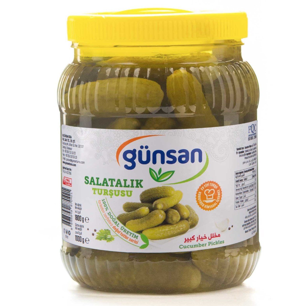 1.8 kg Salatalık Turşu