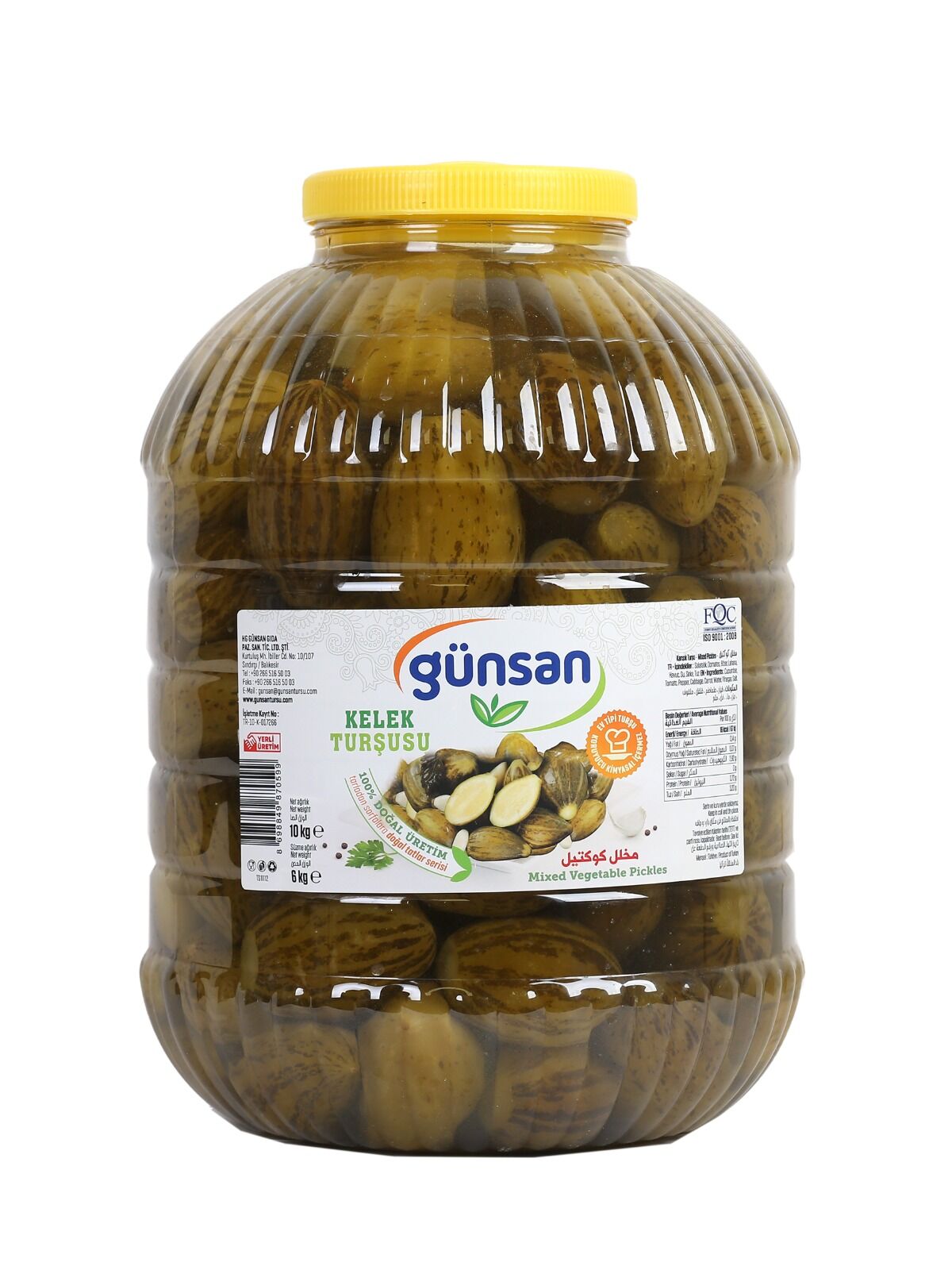 10 kg Kelek Turşu