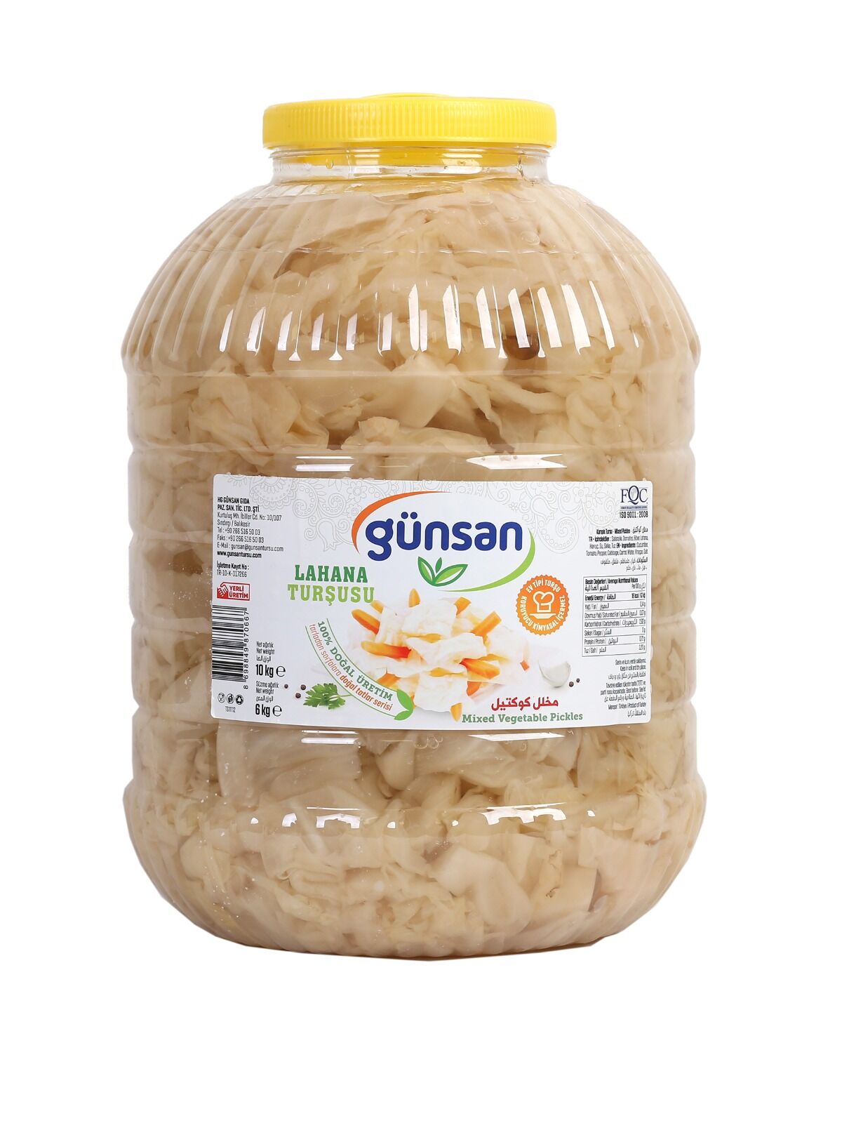 10 kg Lahana Turşu
